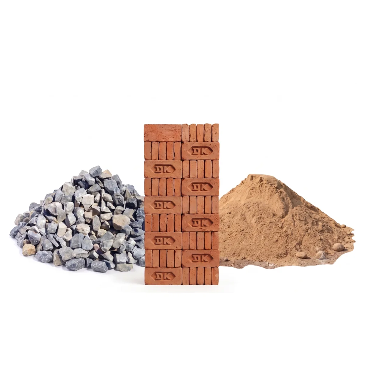 Sand, bricks and aggregates available at J.B. Traders Indore