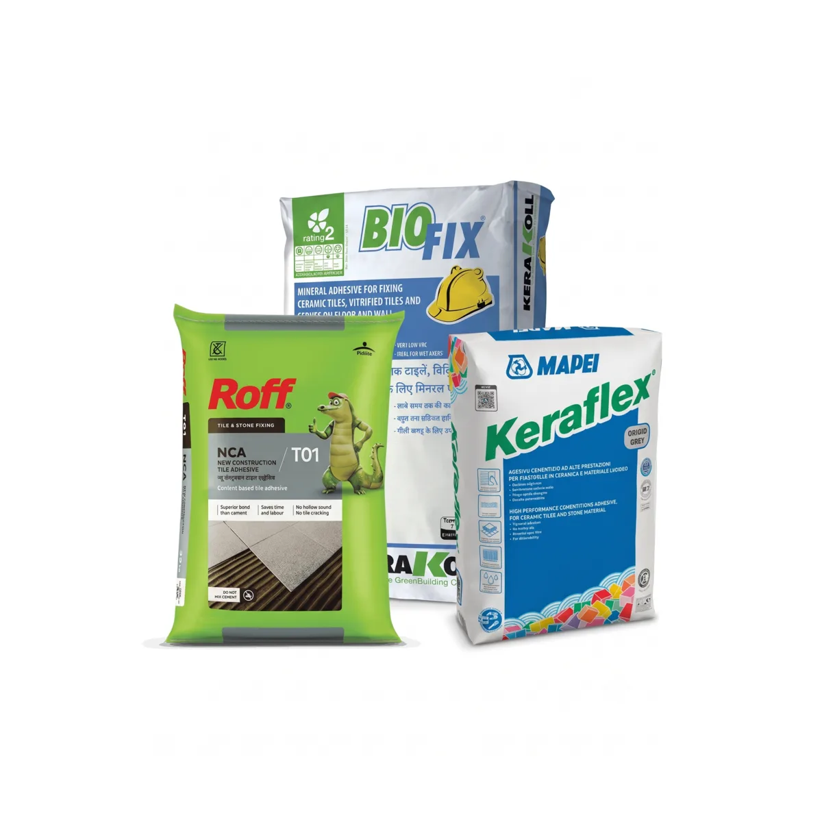 Tile adhesives available at J.B. Traders Indore